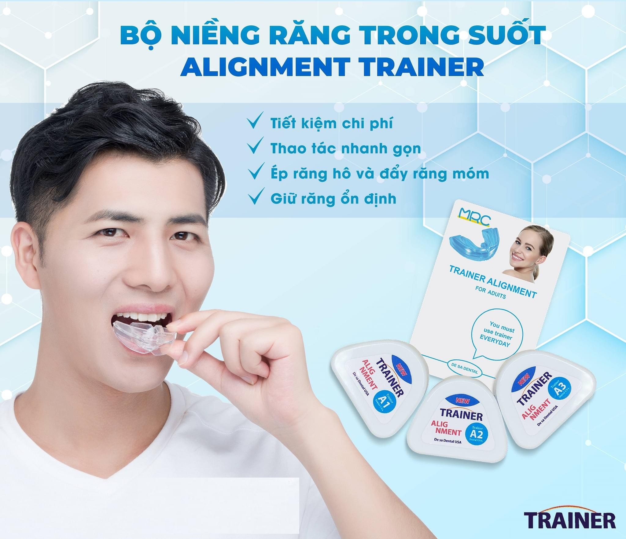 [HCM]Dụng cụ niềng răng trong suốt tại nhà Trainer - Lẻ niềng A1