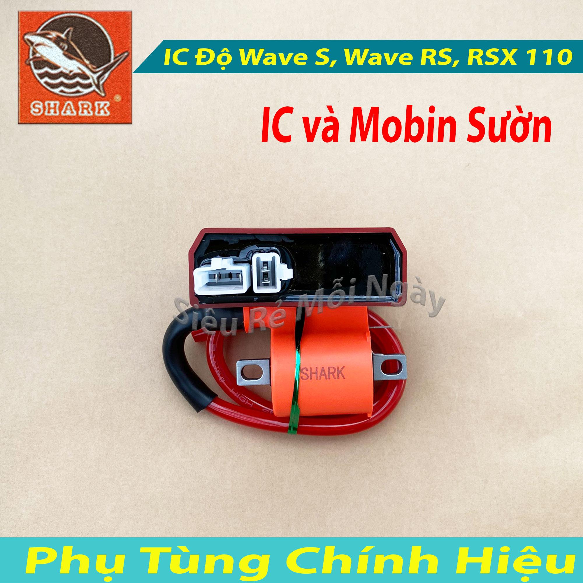 [HCM]Combo IC và Mobin Sườn Shark Mở Tua Honda Wave S110 RS110 RSX110 Malaysia