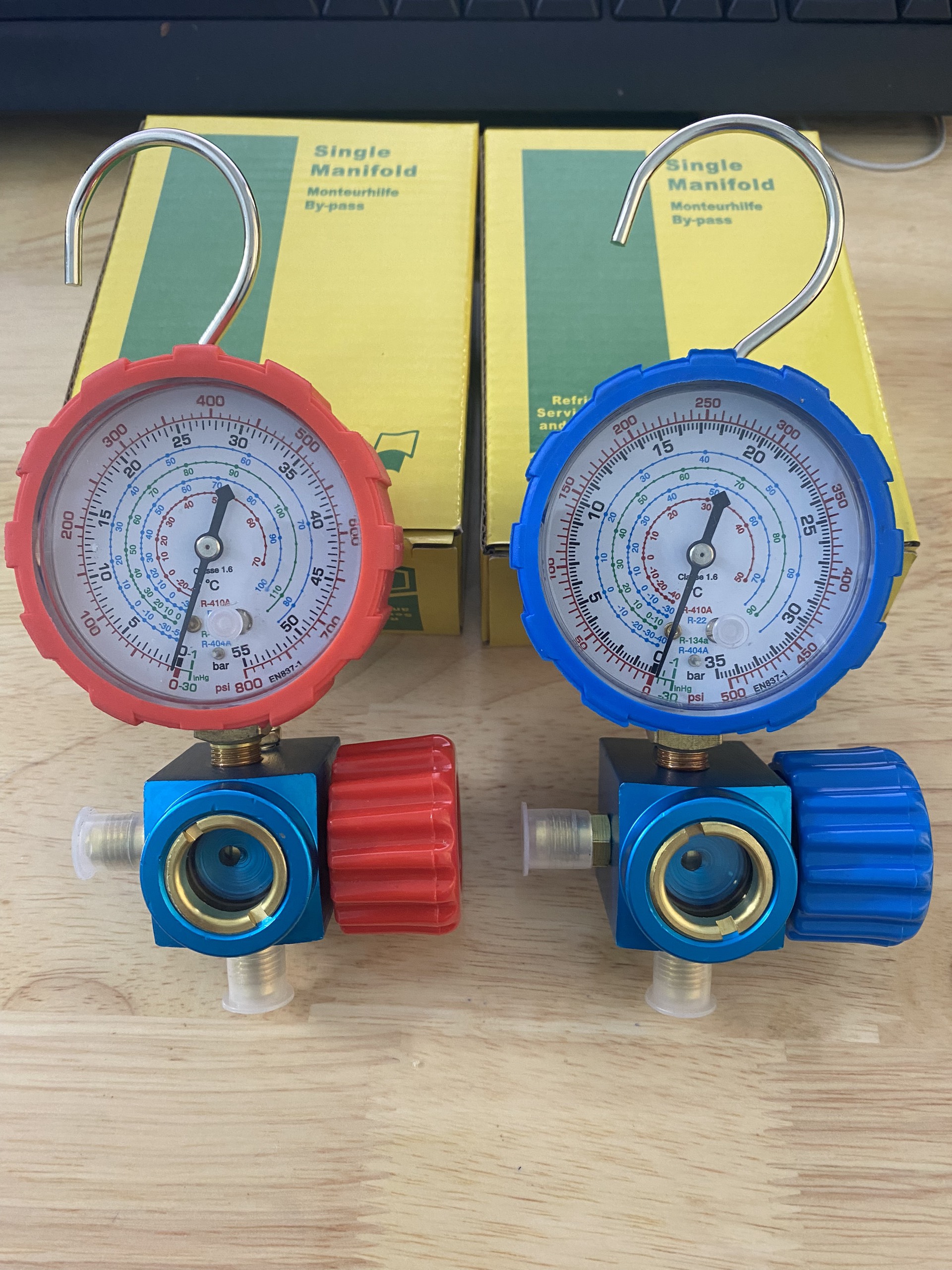 Đồng hồ đơn nạp gas dùng cho r134 r22 r32 r410 hàng nội địa trung loại tốt