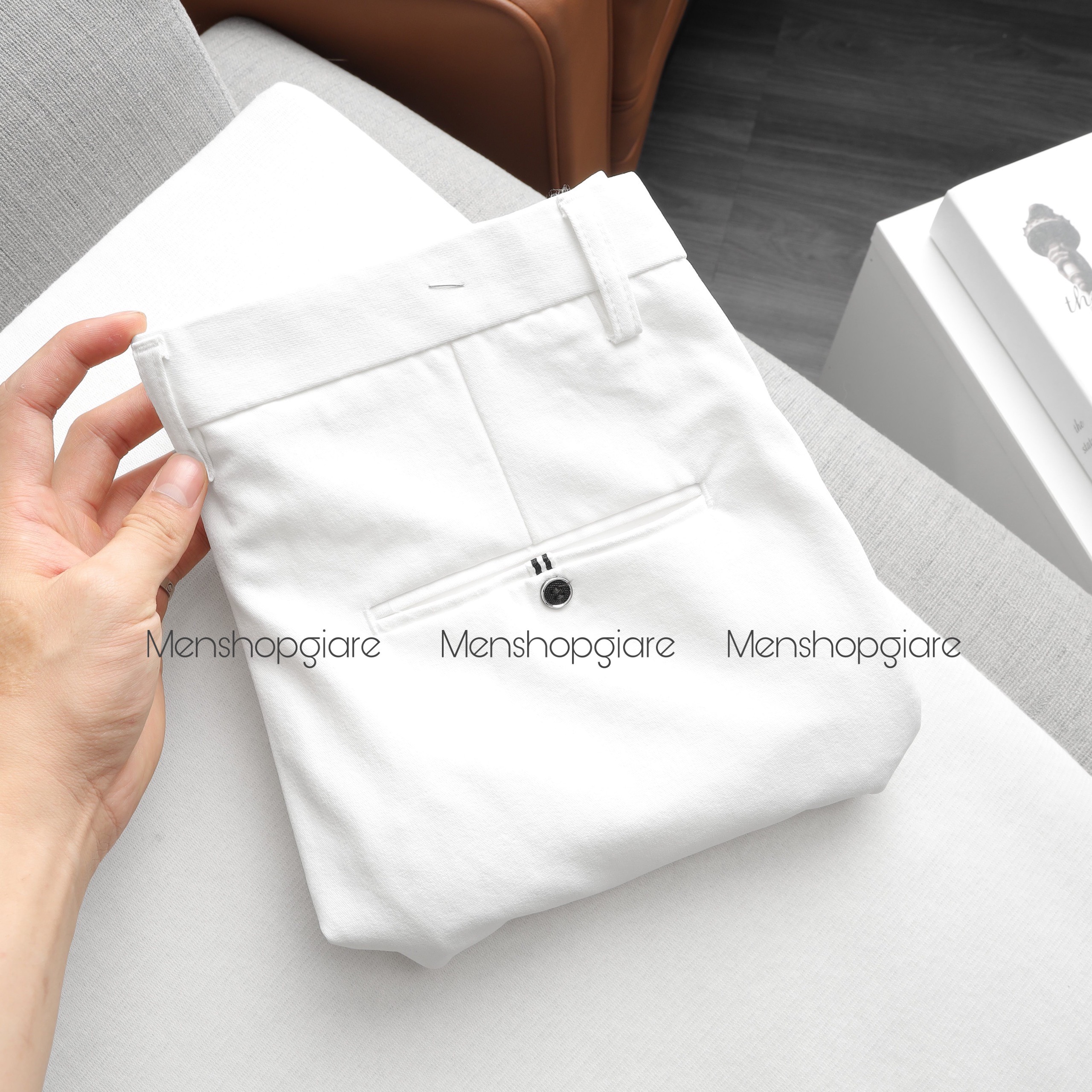 [HCM]QUẦN ÂU NAM CAO CẤP - MÀU TRẮNG