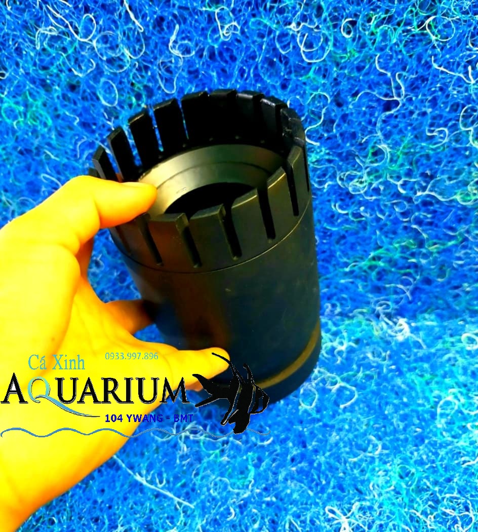 Lọc váng hồ cá Koi dạng răng phi 90 đầu hút 34 xoay tròn