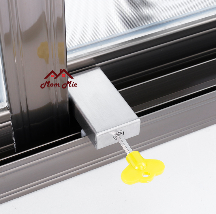 [HCM]CAO CẤP Chốt khóa inox chặn cửa lùa cửa kéo - I013