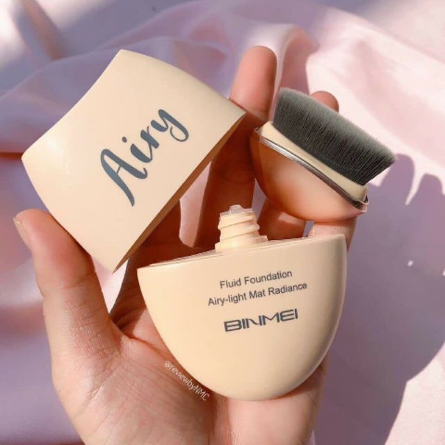 [HCM]Kem Lót Nền Trang Điểm Kiềm Dầu Hiệu Chỉnh Màu Da Tích Hợp Cọ Tán Phấn