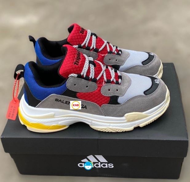 Giày Thể Thao Nam Nữ Sneaker BL xanh đỏ chữ thêu cực chất hàng xịn mẫu đẹp chống hôi chân