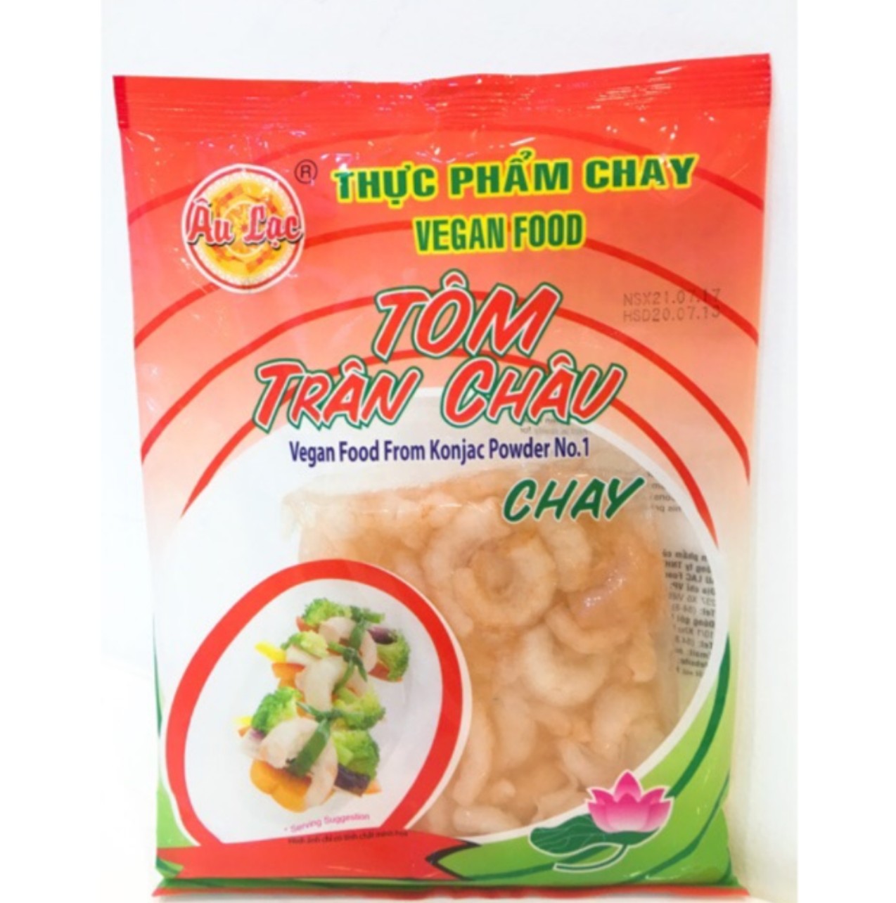Tôm trân châu chay âu lạc