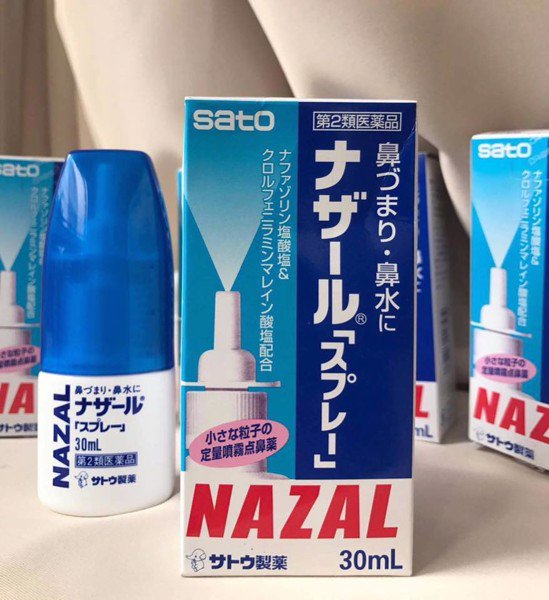 Xịt viêm xoang sổ mũi ngạt mũi nazal