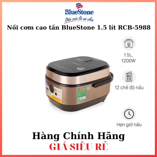 Nồi cơm cao tần BlueStone 1.5 lít RCB-5988 hàng chính hãng bảo hành 2 năm