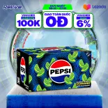 SALE 11.11-VC 12%] Thùng 24 Chai Nước Ngọt Giải Khát Có Gaz Pepsi Vị Chanh Không Calo, Không Đường (390ml /chai)