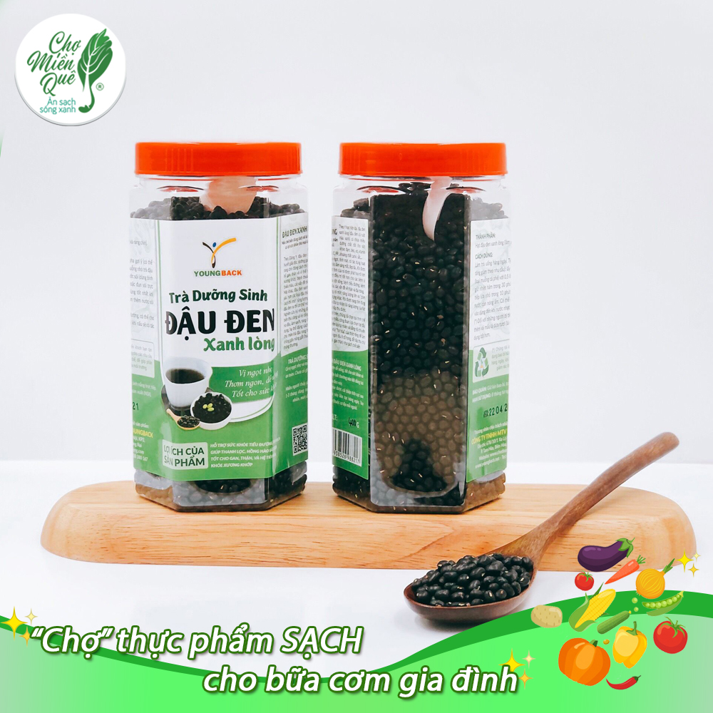 Trà đậu đen xanh lòng - 400g