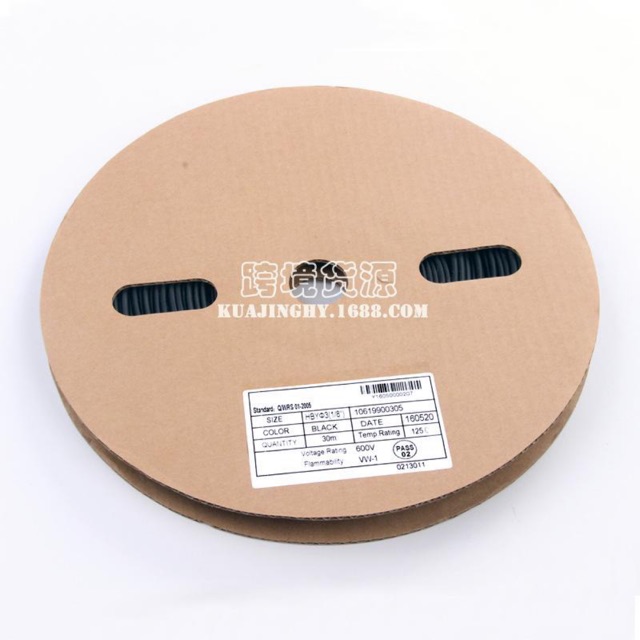 Gen co nhiệt cuộn 30m x 3mm Loại Siêu Chịu Nhiệt