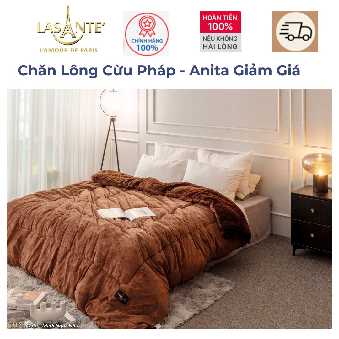 Chăn Lông Cừu Pháp Anita Lasante bảo hành tem điện tử