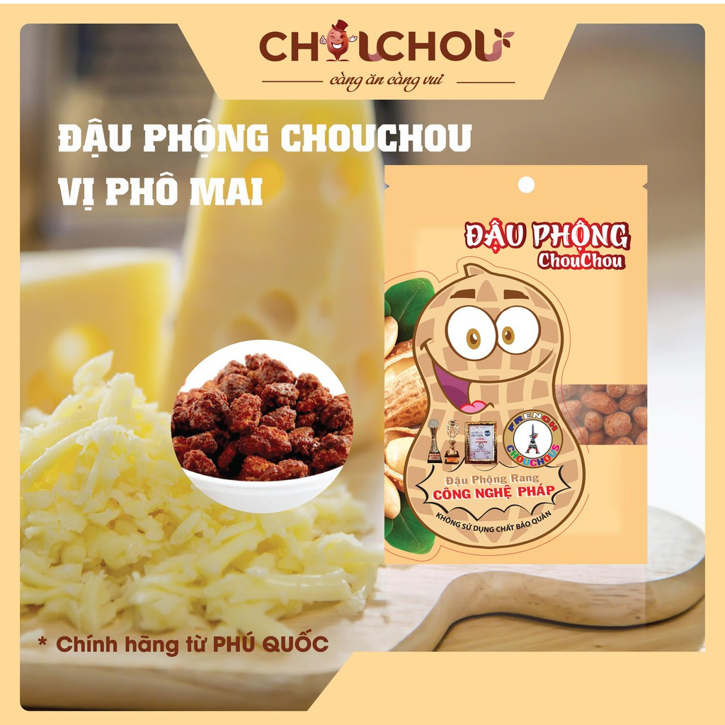 Đậu phộng chou chou chính hiệu phú quốc vị phô mai