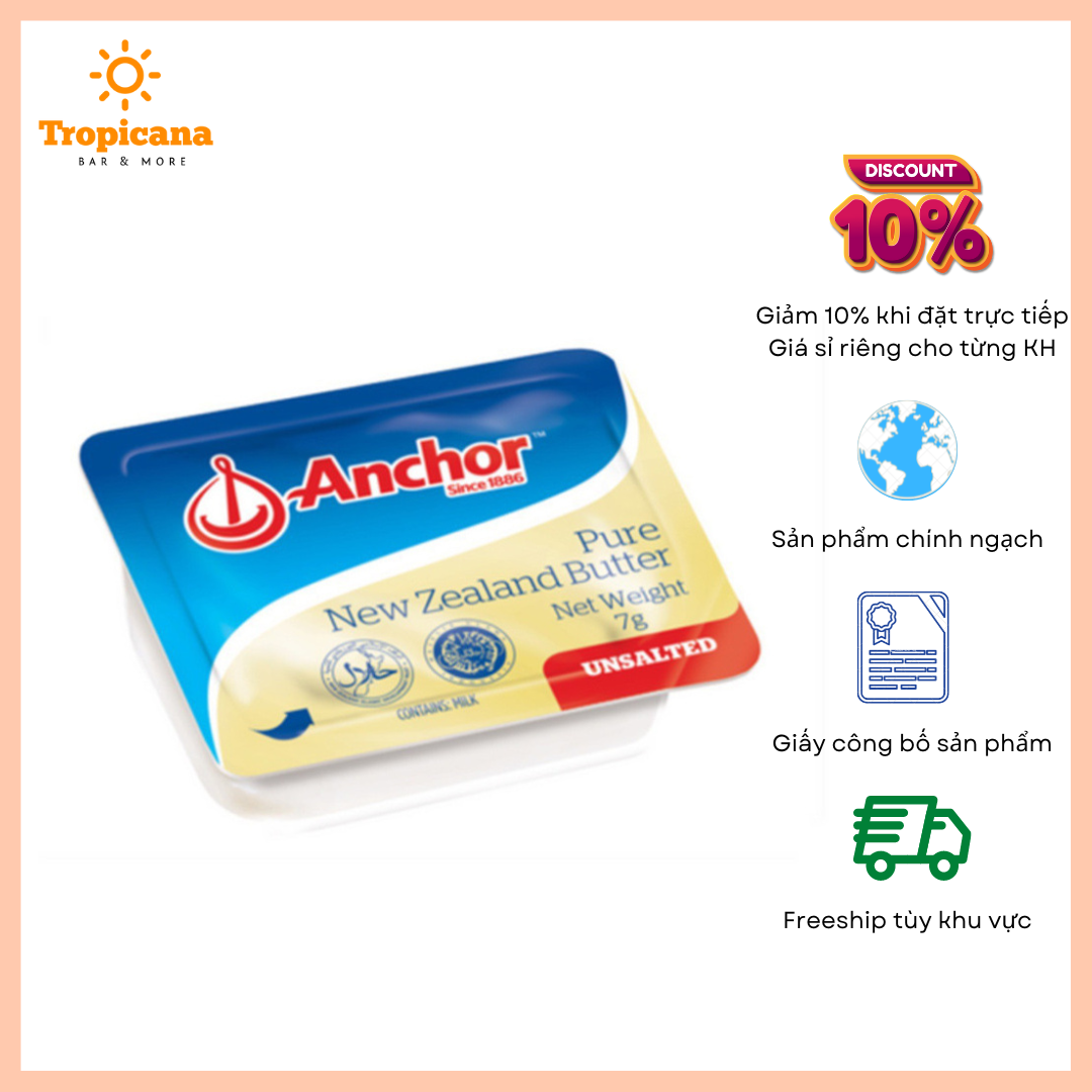 Bơ lạt Anchor - Hộp 7g