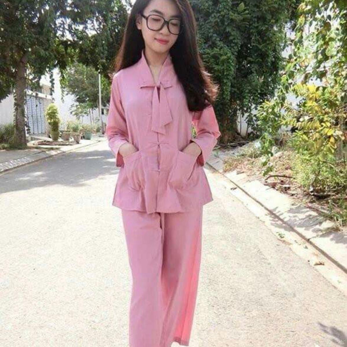 [HCM]Quần áo đi chùa- Quần áo phật tử kiểu LHN01