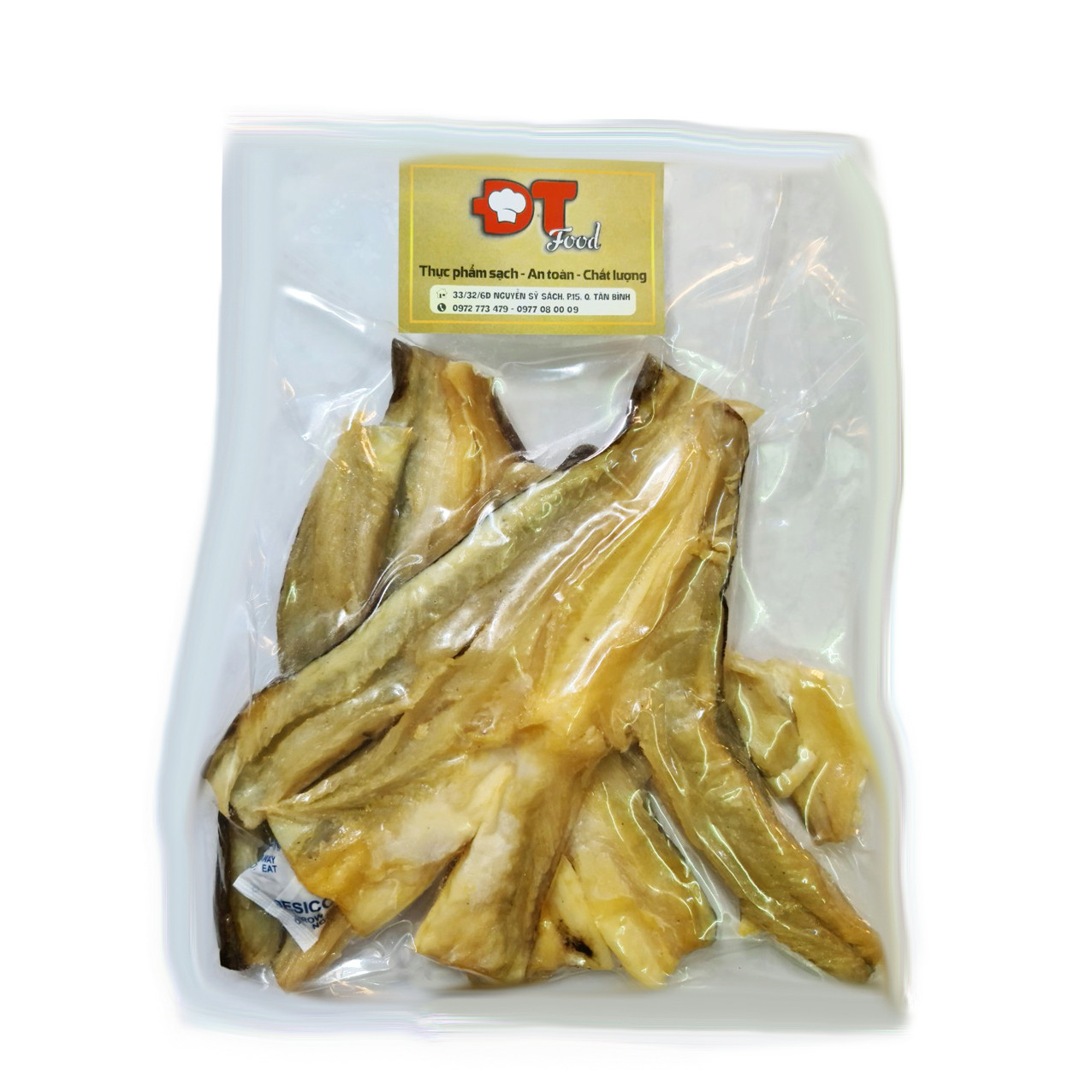 Khô cá dứa nguyên con 1 nắng không xương dtfood thơm ngon 500g