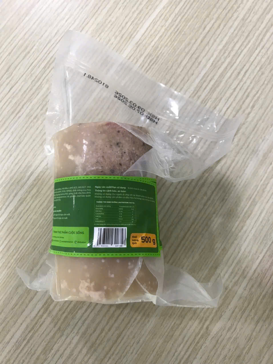 Giò me đòn 500g hàng công ty Lifefood - chất lượng (giao tphcm)