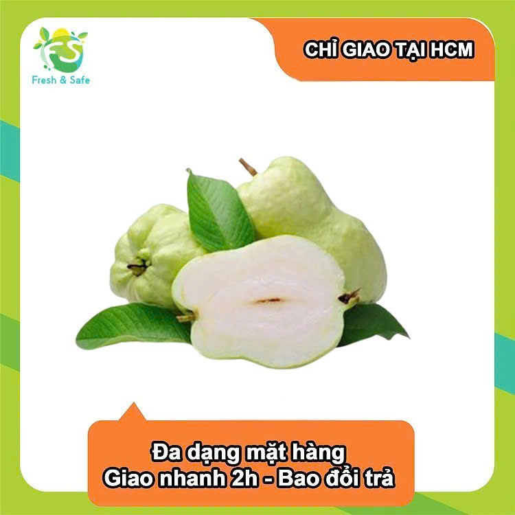 [Chỉ Giao HCM] Ổi nữ hoàng không hạt - 3kg (sỉ)