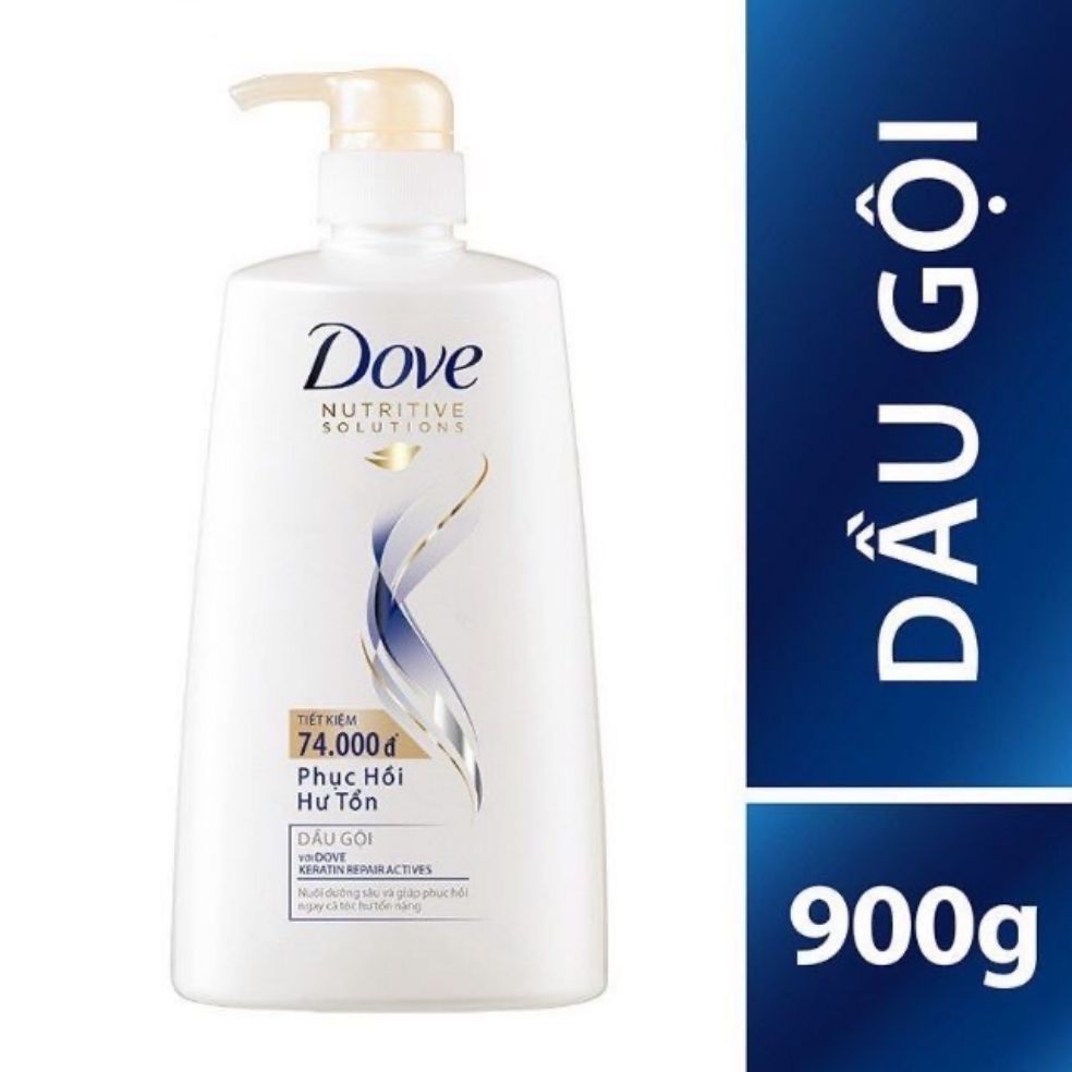 Dầu gội dove dưỡng chất phục hồi hư tổn 900g