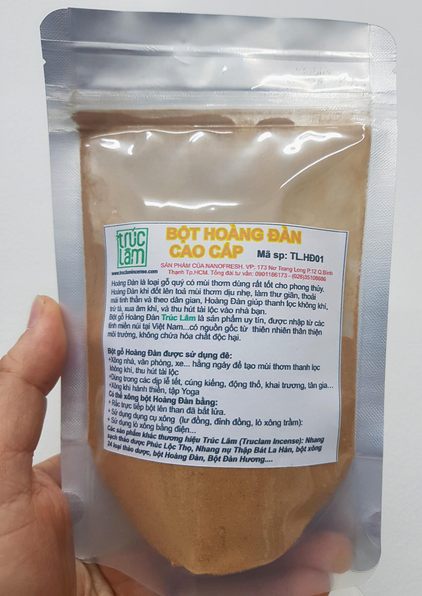 Bột xông Hoàng Đàn