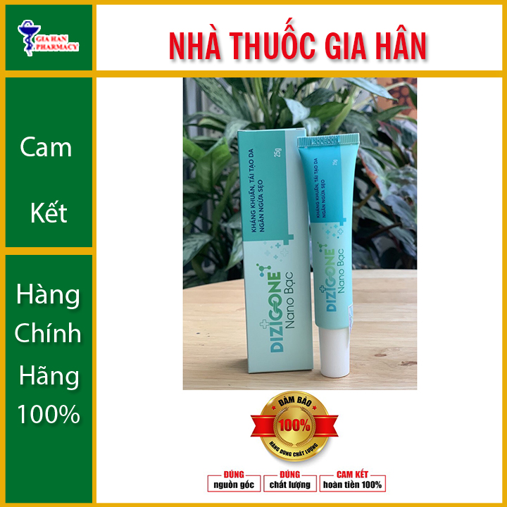 Kem dizigone nano bạc - tái tạo da ngăn ngừa sẹo
