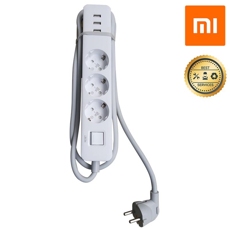 Xiaomi power strip 3 outlet/3 usb ổ cắm điện xiaomi mi power strip