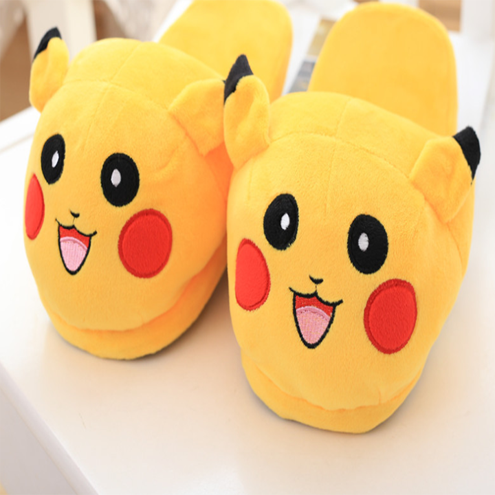 [HCM]Dép Bông Đi Trong Nhà PiKaChu-2032