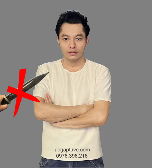 Áo giáp vải chống dao ngắn tay
