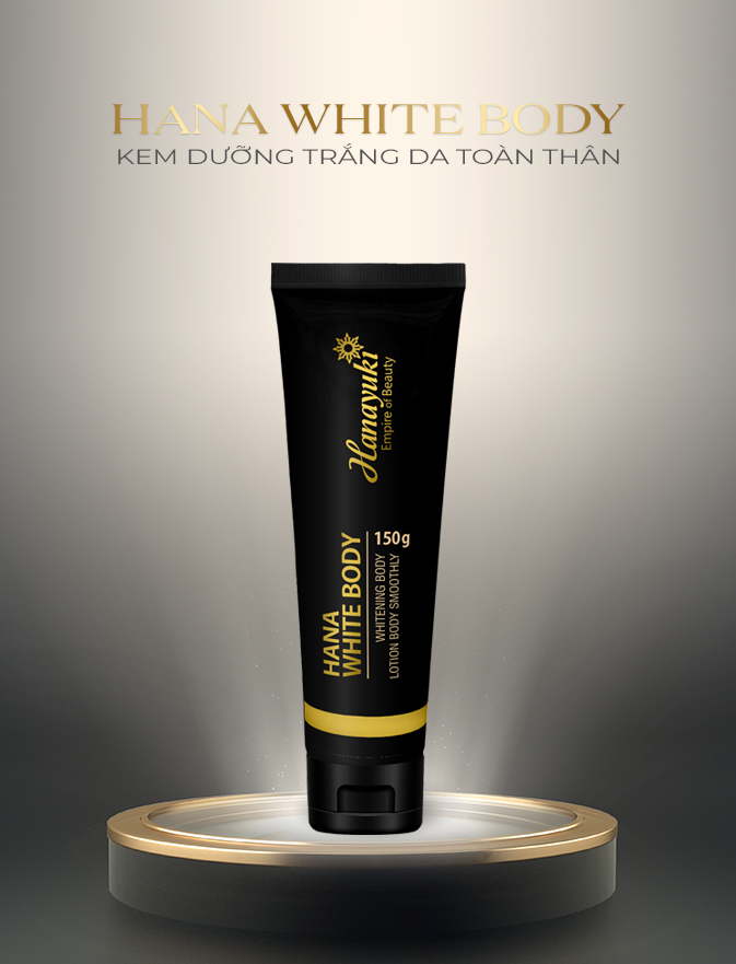 [HCM][Chính hãng-Date 2025] Kem Dưỡng Trắng Da Toàn Thân Hanayuki Hana White Body
