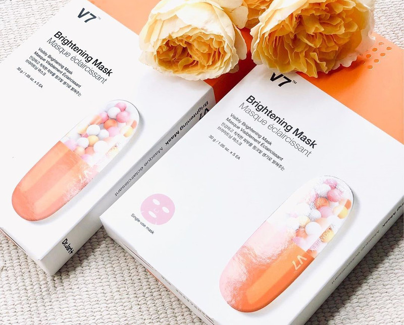 Mặt nạ giấy Dr Jart V7 Brightening Mask set 5 mask