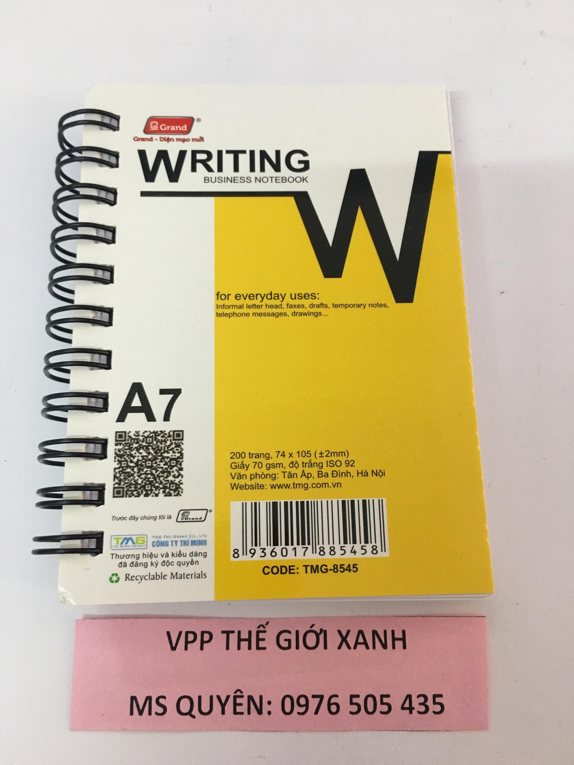 Set 2 sổ lò xo a7 200 trang
