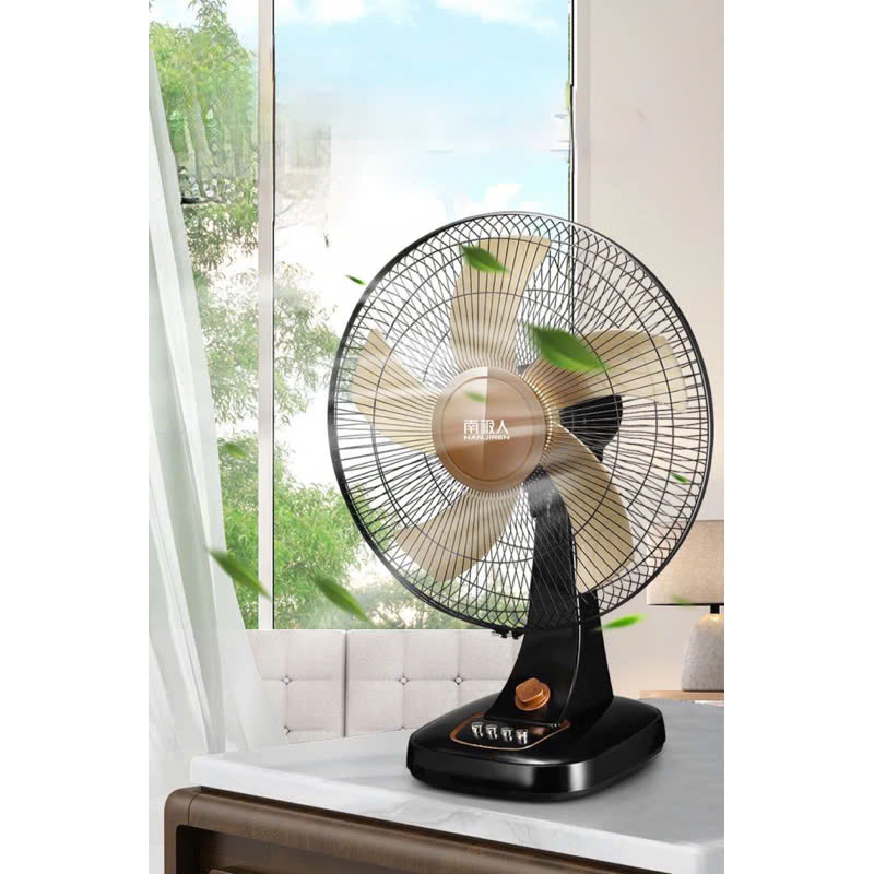 In Stock 16 In. Solar Fan Large Battery Capacity with Customizable Timer.