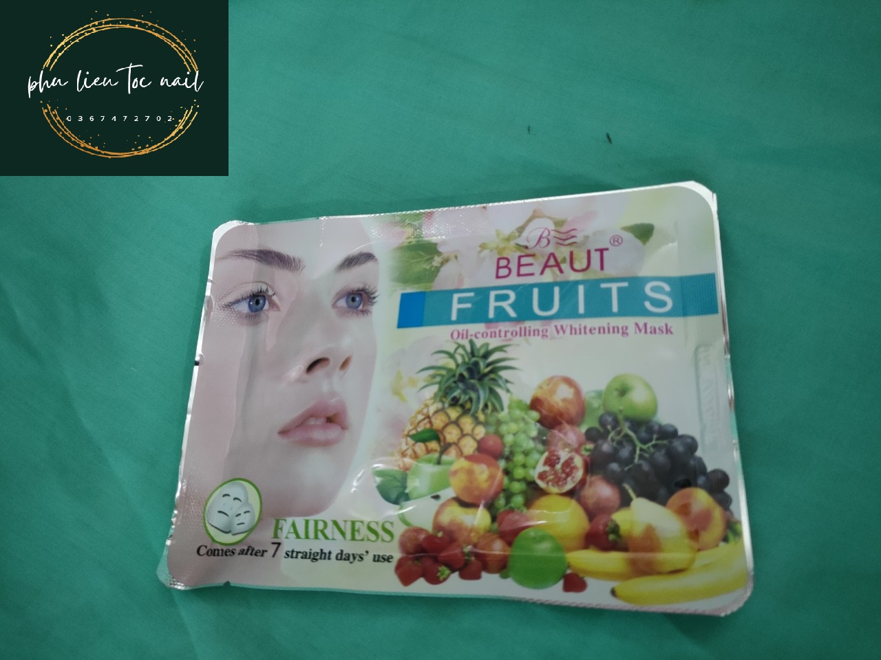 1 miếng mặt nạ dưỡng da hương trái cây fairness beaut - trường thọ, tđ
