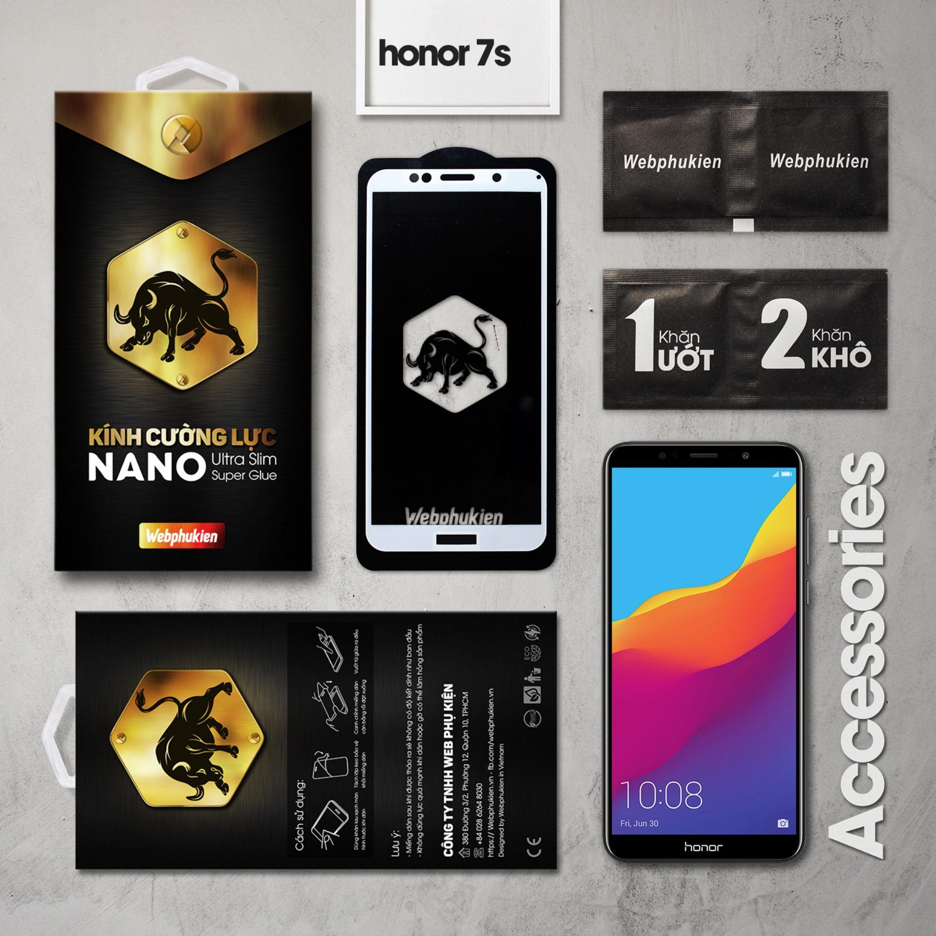 Cường lực Webphukien dành cho Huawei Honor 7S Full màn hình