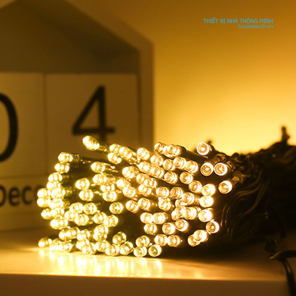 Đèn led trang trí năng lượng mặt trời, Đèn dây led, Đèn dây chớp, Đèn dây nháy, Đèn dây trang trí ngoài trời