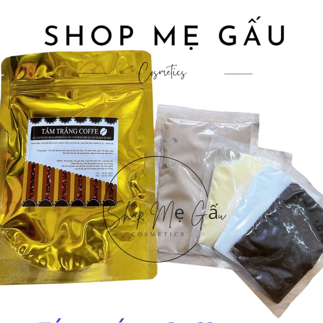 Tắm trắng cà phê vàng mẫu xịn xò