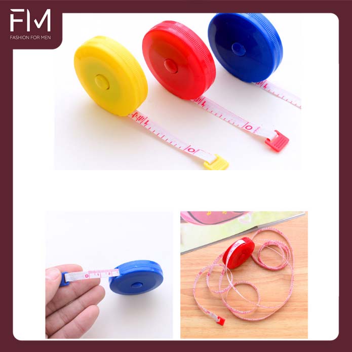 Thước dây cuộn mini rút tự động nhiều màu sắc - FORMEN SHOP - CA048