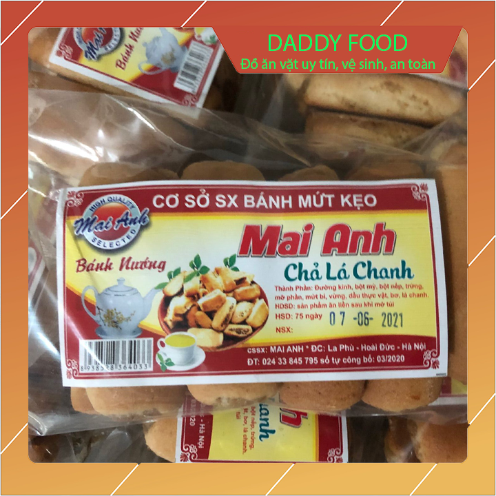 Gói 10 miếng bánh chả nem lá chanh Mai Anh