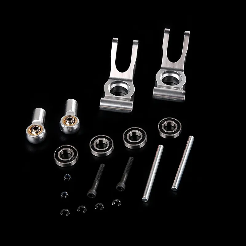 Cnc One Piece Rear Wheel Bearing Base Kit Fit For 1 5 Hpi Rofun Rovan Km Baja 5b 5t 5sc Rc Car Parts Silver Lazada Co Th