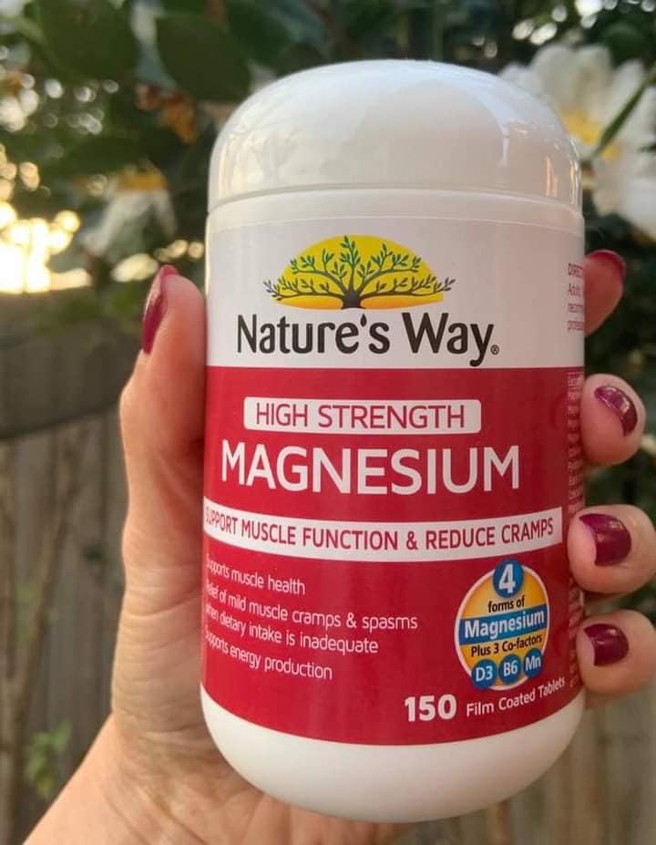 Natures Way High Strength Magnesium 600mg 150 Viên - Magie của Úc