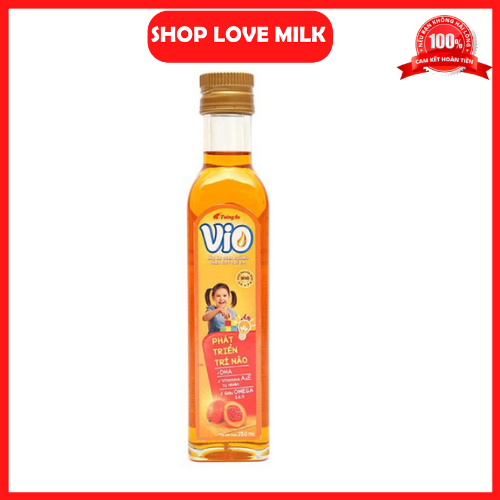 Dầu gấc/ Dầu mè  có 2 vị dành cho bé -Vio Extra Tường An chai 250ml