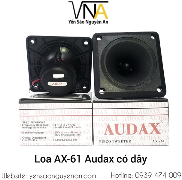Combo nguyên thùng 100 cái loa audax ax61 - loa nhà yến