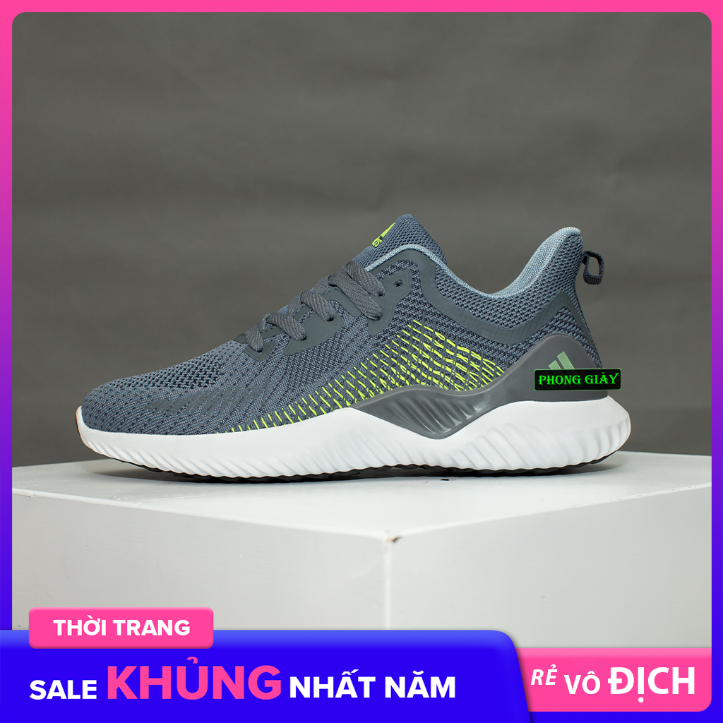 Giày Sneaker Nam Giày Thể Thao Nam Alphabounce A58 màu xanh giày chạy bộ nam giày ulzzang nam