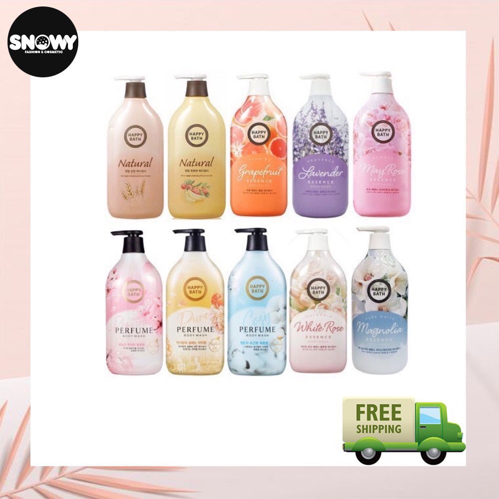 Sữa tắm happy bath hàn quốc 900g
