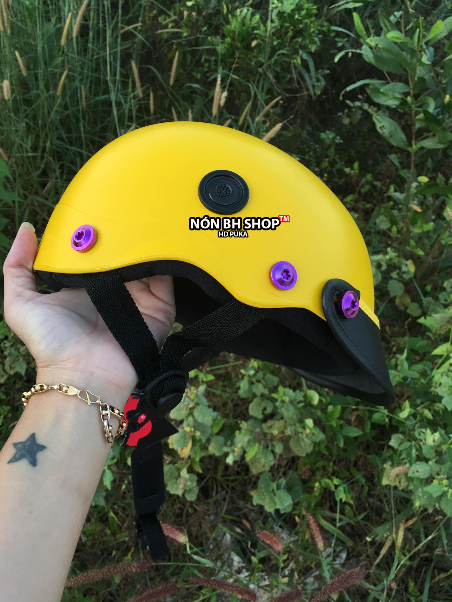 Hình Thật Video Thật - Nón Sơn Gắn Ốc Titan Gr5 100%