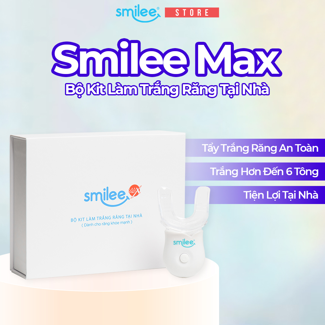 Bộ Kit Tẩy Trắng Răng Smilee, Làm Trắng Răng Tại Nhà Theo Tiêu Chuẩn Mỹ