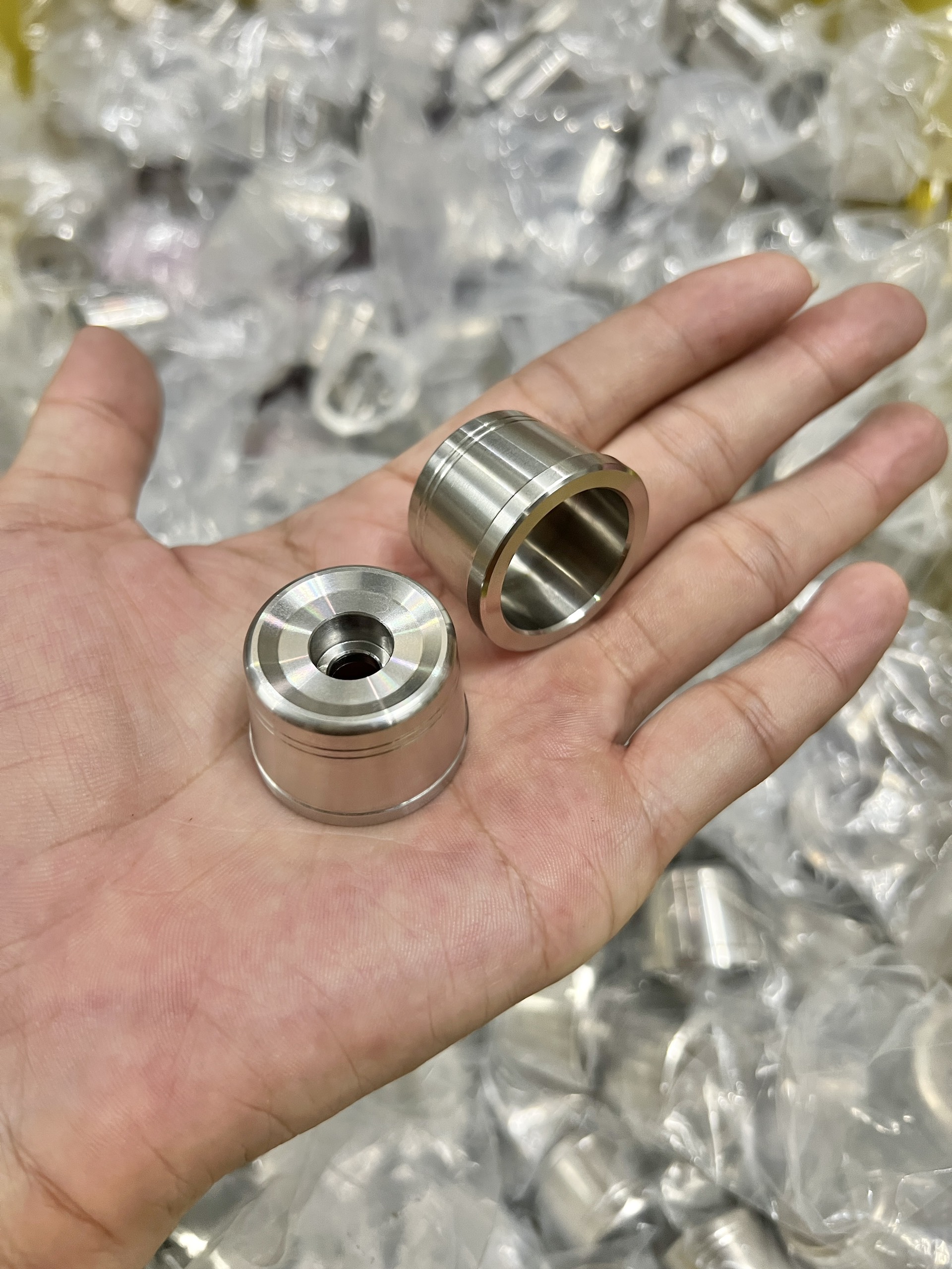 Gù chụp gù tay lái 120gram inox304 AB Vision Vario