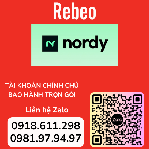 Tài khoản Chính Chủ Phần Mềm Nordy AI 1 Tháng - REBEO Shop
