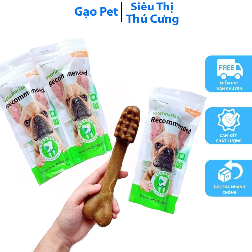 Xương gặm sạch răng thơm miệng cho chó - xương yaho size to