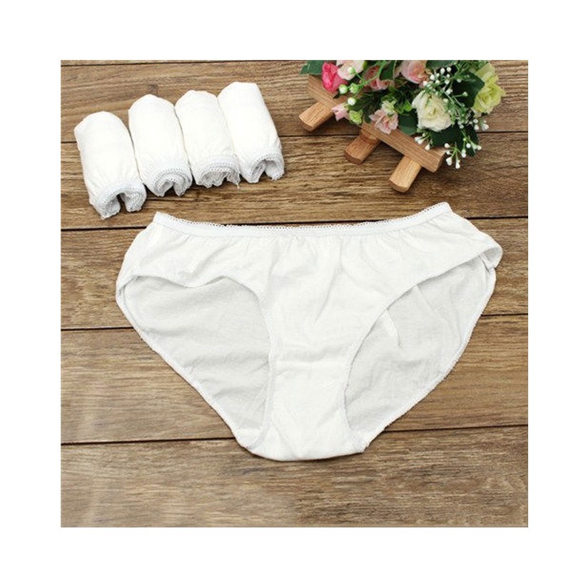 Bì 05 quần lót giấy cotton cho mẹ sau sinh