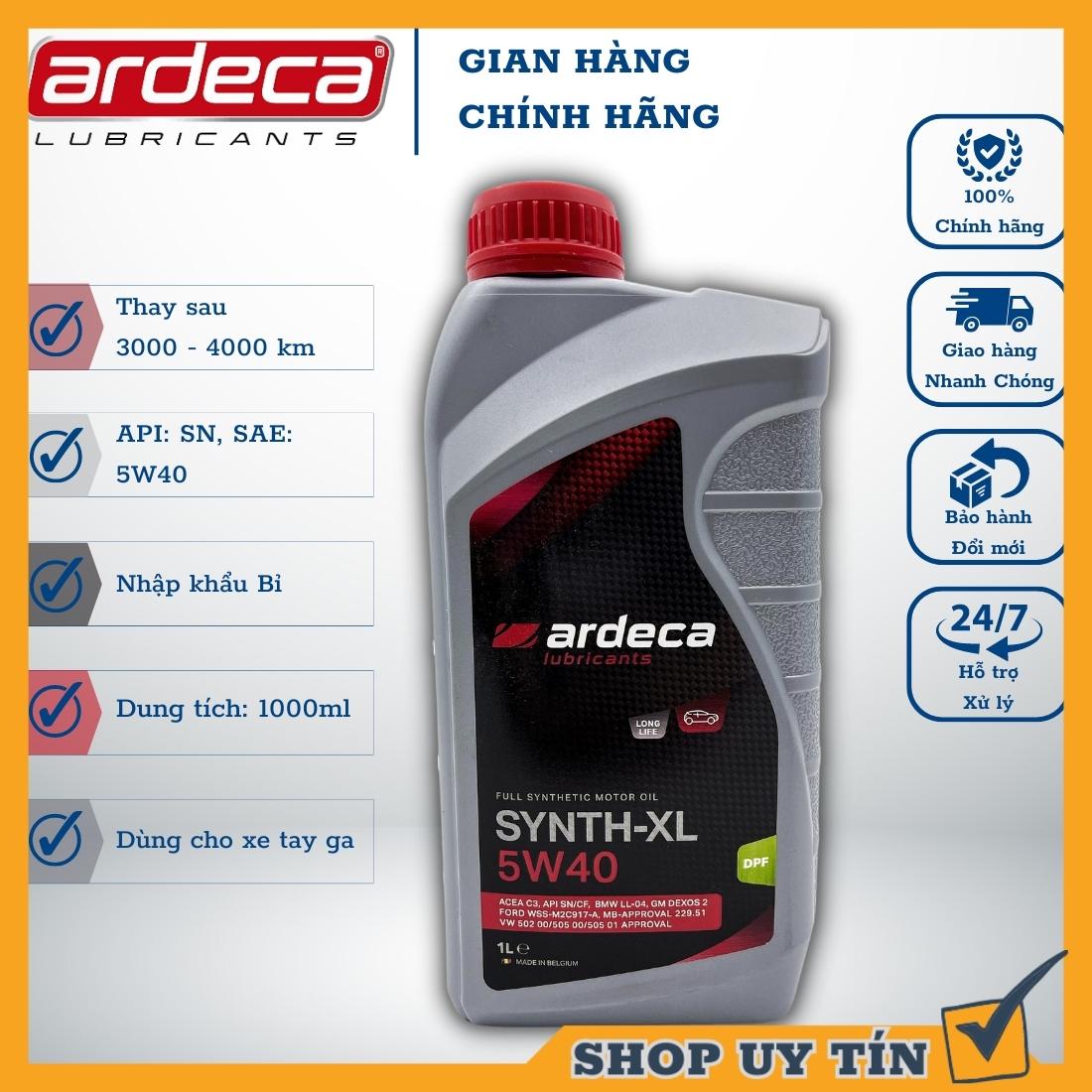 Aref synth-xl 5w40 original Mercerizing general use Belgium scooter oil